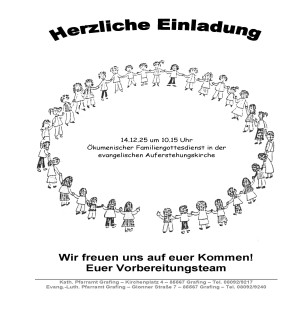 Ökumenischer Familiengottesdienst