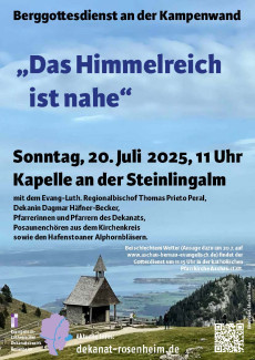 Berggottesdienst an der Kampenwand